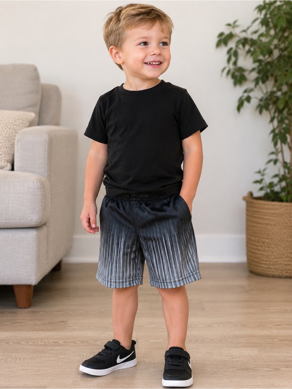 Garanimals Gray Ombré Athletic Shorts 2T